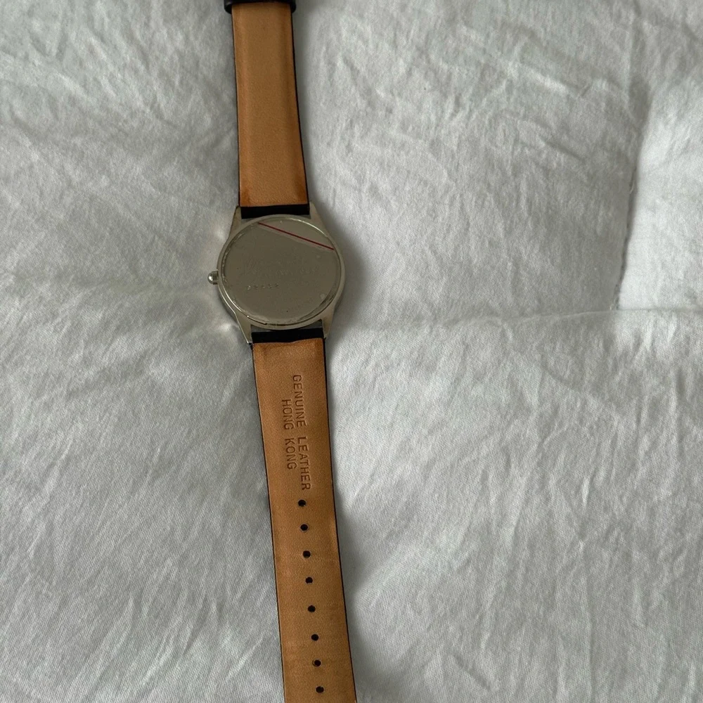 Brand New Vintage Bewitched Black Leather Strap Watch